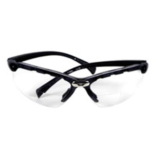 Glasses Bifocals Task Vision 3 Diopter Clear Lens / Black Frame Ea